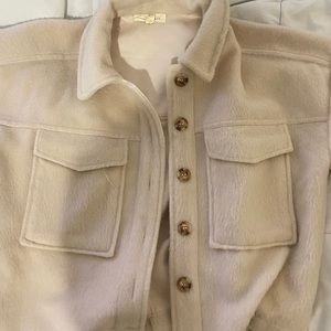 cropped shacket jacket